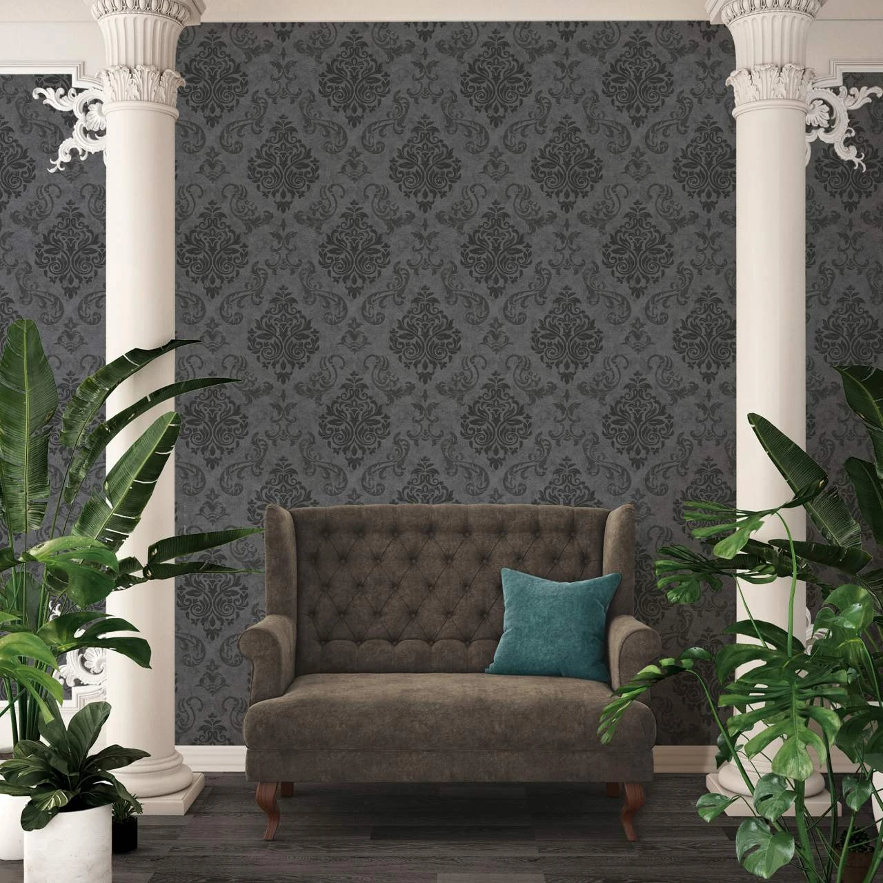 A.S. Creation Memory 2 | 953723 | Papier Peint Intissé Baroque | 0.53 M X 10.05 M | Gris 5 A.S. Creation Memory 2 | 953723 | Papier Peint Intissé Baroque | 0.53 M X 10.05 M | Gris – Image 5