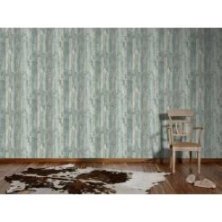 A.S. Creation Decoworld | 954055 | Papier Peint Bois Intissé | 0.53 M X 10.05 M | Vert -Décoration d'intérieur 954055 4
