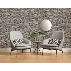 A.S. Creation Il Decoro | 958202 | Papier Peint Imitation Brique Pierre En Papier | écru -Décoration d'intérieur 958202 3