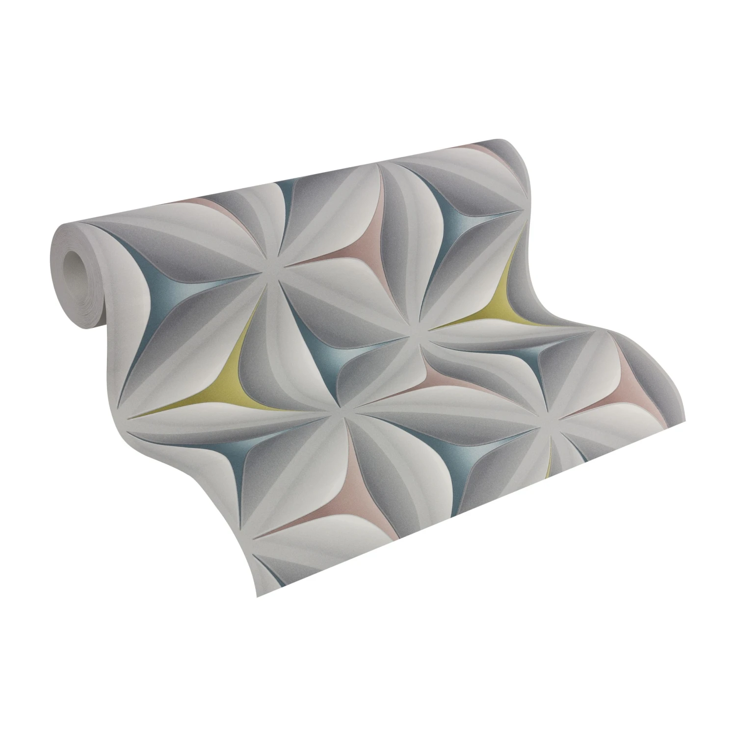 A.S. Creation Scandinavian 2 | 960422 | Papier Peint Intissé Floral | 0.53 M X 10.05 M | Coloré