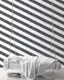 A.S. Creation AS Creation MICHALSKY - Papier Peint à Rayures Marbrées - Natuursteen - Argent Blanc Noir - 1005 X 53 Cm -Décoration d'intérieur 960x1200 6