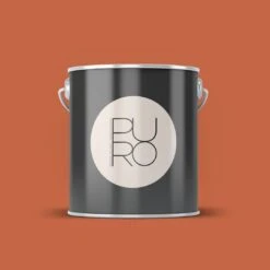 A.S. Creation Peinture Murale Premium Rouge Orange - PURO C9006 Orange Poussiéreux