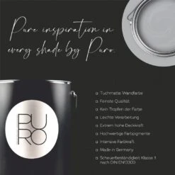 A.S. Creation Peinture Murale Premium Gris - PURO C1002 Cool Gray 9 A.S. Creation Peinture Murale Premium Gris - PURO C1002 Cool Gray -Décoration d'intérieur as creation innen farbe dd125740 wandfarbe