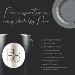 A.S. Creation Peinture Murale Premium Gris - PURO C1005 Cool Gray -Décoration d'intérieur as creation innen farbe dd125749 wandfarbe