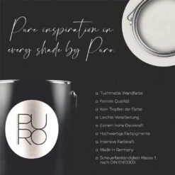 A.S. Creation Peinture Murale Premium Crème - PURO C1007 Gris Crème -Décoration d'intérieur as creation innen farbe dd125755 wandfarbe