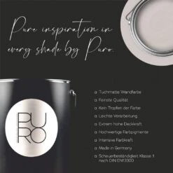 A.S. Creation Peinture Murale Premium Gris - PURO C1010 Gris Crème 9 A.S. Creation Peinture Murale Premium Gris - PURO C1010 Gris Crème -Décoration d'intérieur as creation innen farbe dd125764 wandfarbe