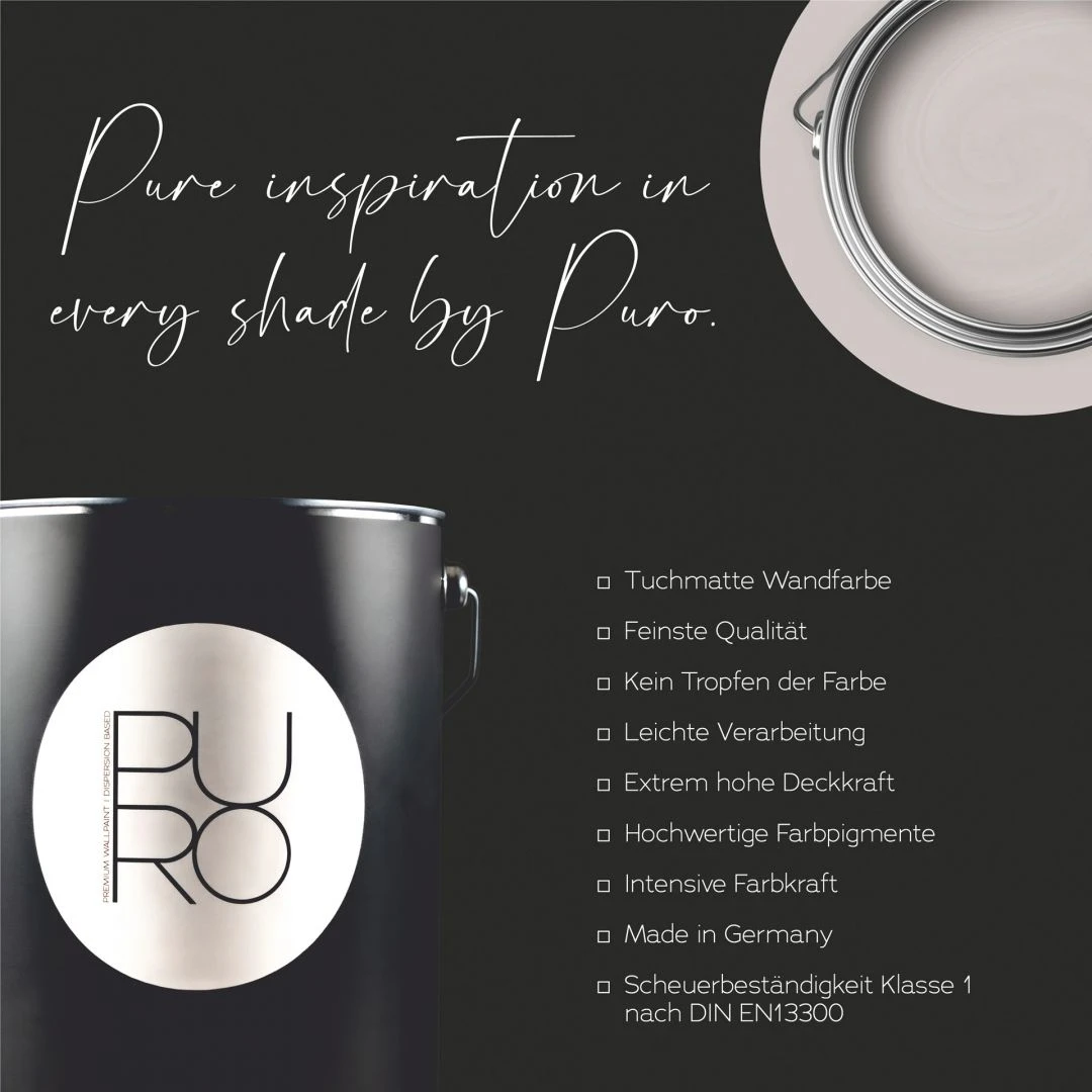 A.S. Creation Peinture Murale Premium Gris - PURO C1010 Gris Crème 5 A.S. Creation Peinture Murale Premium Gris - PURO C1010 Gris Crème – Image 5