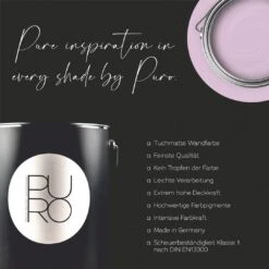 A.S. Creation Peinture Murale Premium Violet - PURO C2007 Lovely Rose -Décoration d'intérieur as creation innen farbe dd125794 wandfarbe