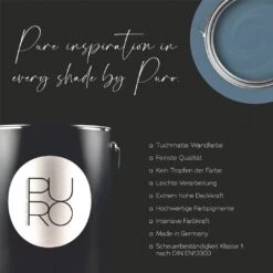 A.S. Creation Peinture Murale Premium Bleu - PURO C3007 Bleu Océan 9 A.S. Creation Peinture Murale Premium Bleu - PURO C3007 Bleu Océan -Décoration d'intérieur as creation innen farbe dd125896 wandfarbe