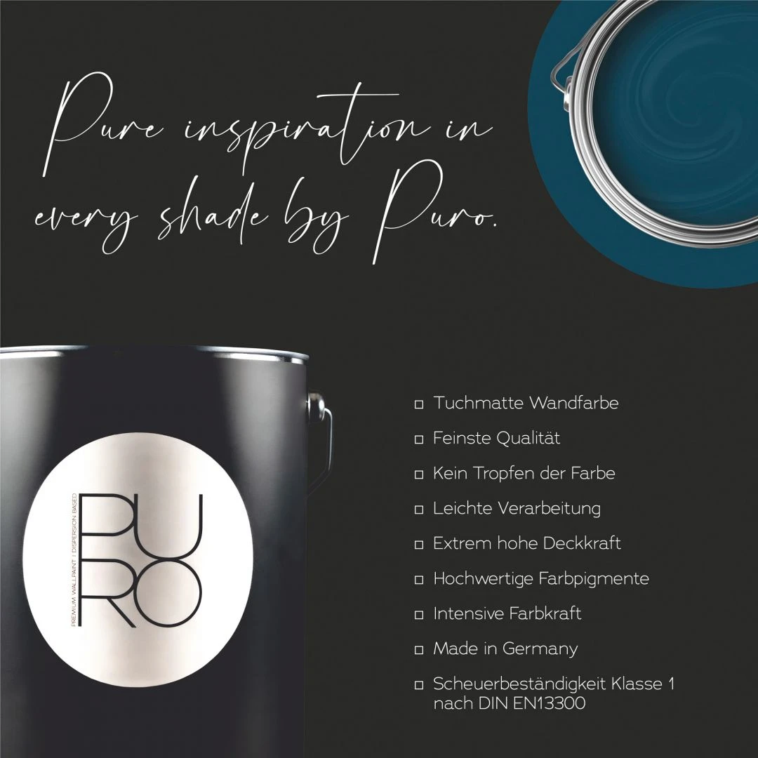 A.S. Creation Peinture Murale Premium Bleu - PURO C3008 Bleu Océan 5 A.S. Creation Peinture Murale Premium Bleu - PURO C3008 Bleu Océan – Image 5