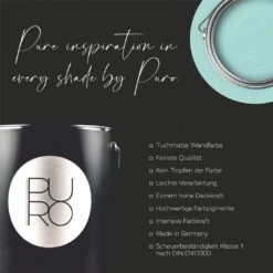 A.S. Creation Peinture Murale Premium Bleu - PURO C4006 Vert émeraude 9 A.S. Creation Peinture Murale Premium Bleu - PURO C4006 Vert émeraude -Décoration d'intérieur as creation innen farbe dd125935 wandfarbe