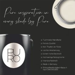 A.S. Creation Peinture Murale Premium Crème - PURO C7007 Marron Doux -Décoration d'intérieur as creation innen farbe dd126025 wandfarbe