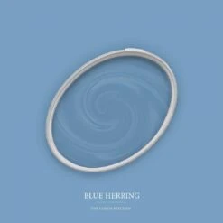 A.S. Creation Peinture Murale Bleu Soie Mat - THE COLOR KITCHEN Blue Herring