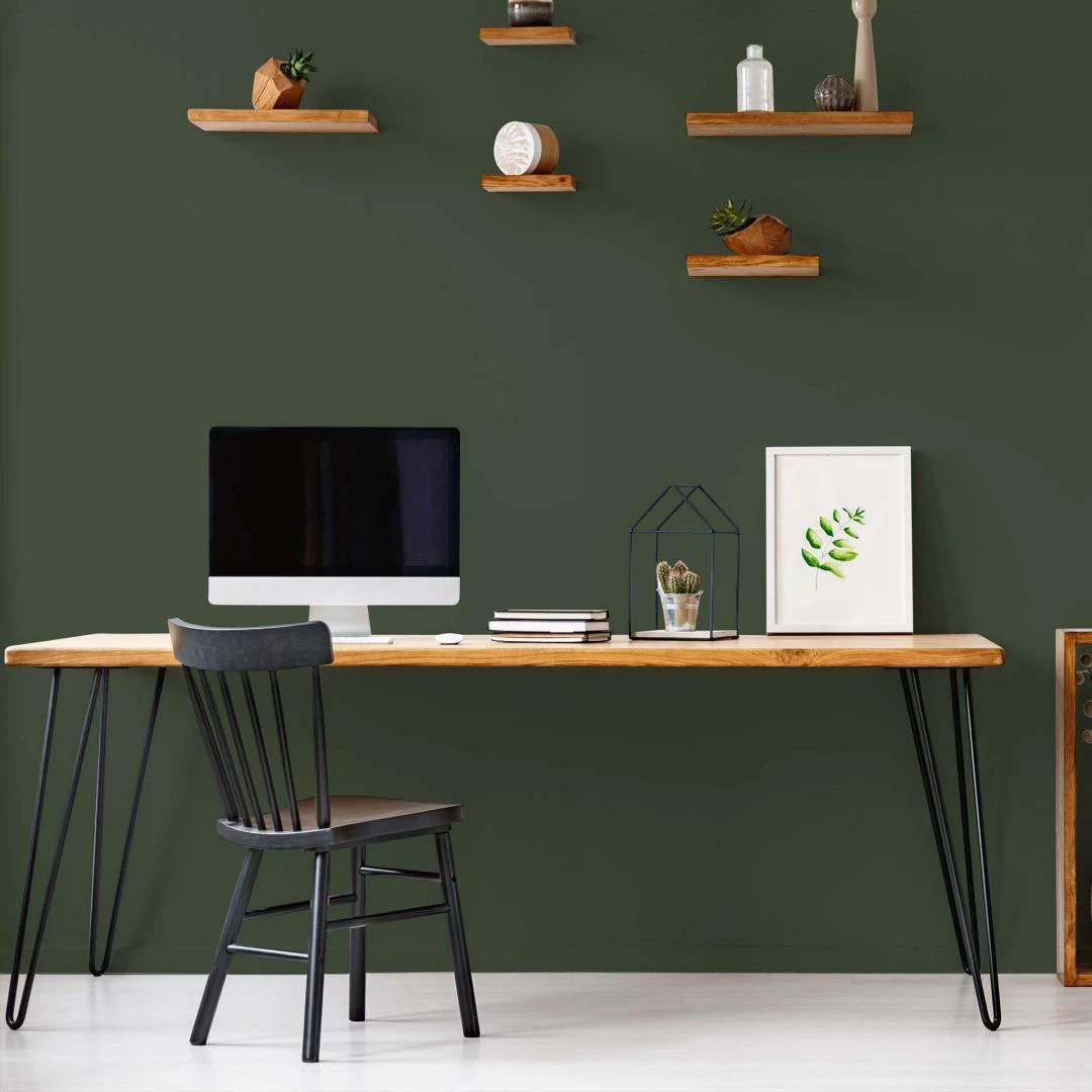 A.S. Creation Peinture Murale Vert Soie Mat - THE COLOR KITCHEN Zippy Zuchini 3 A.S. Creation Peinture Murale Vert Soie Mat - THE COLOR KITCHEN Zippy Zuchini – Image 3